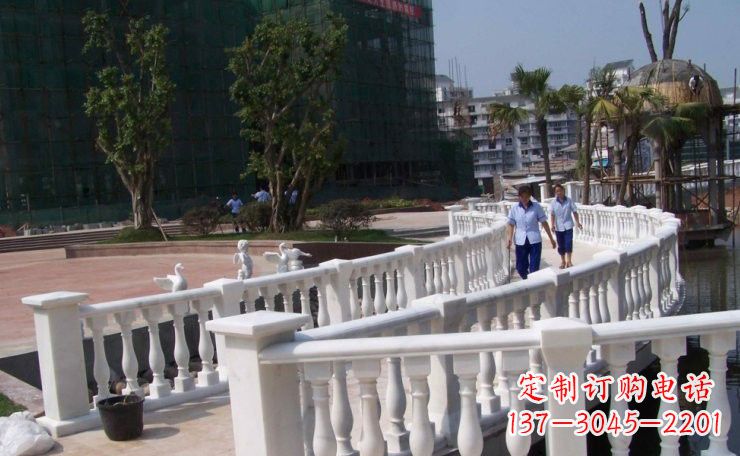 上海汉白玉欧式栏杆雕塑