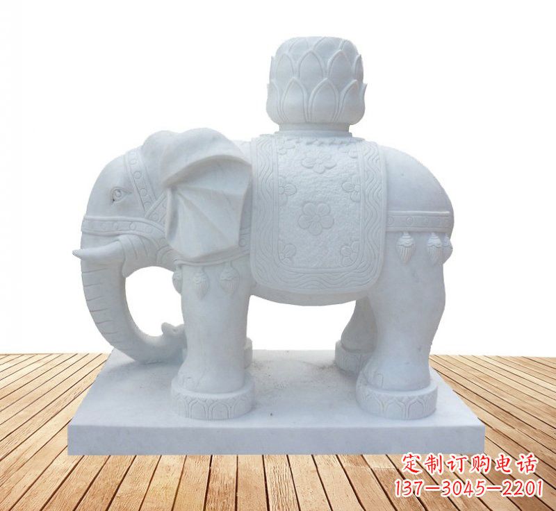 上海海象之爱，大象石雕塑