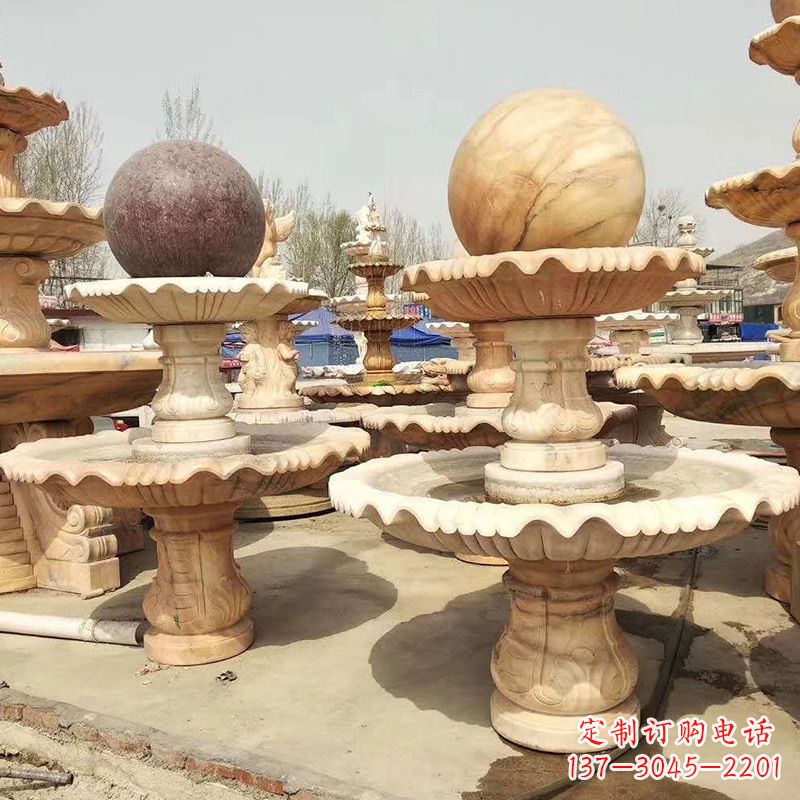 上海河北石雕风水球喷泉,给您无与伦比的美景