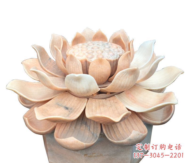 上海荷花石雕,让您的家居更有特色