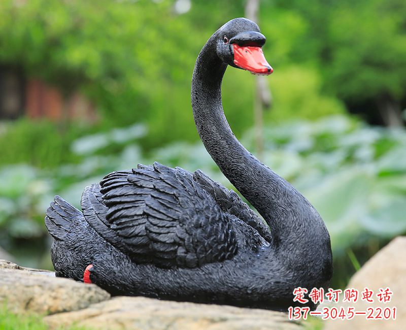 上海精致高端的黑色天鹅雕塑