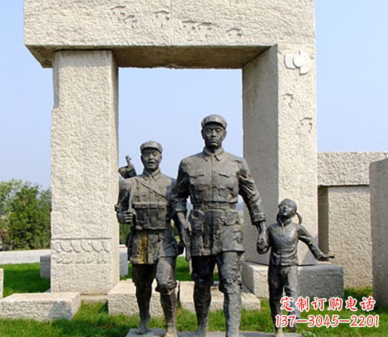 上海红军公园雕塑,精致而独特