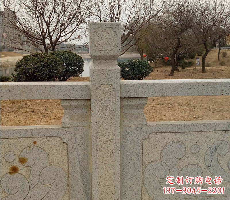 上海定制户外大理石栏板雕塑