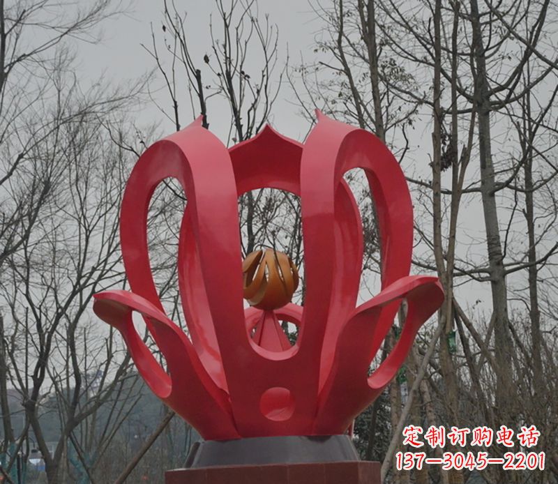 上海户外紫荆花雕塑