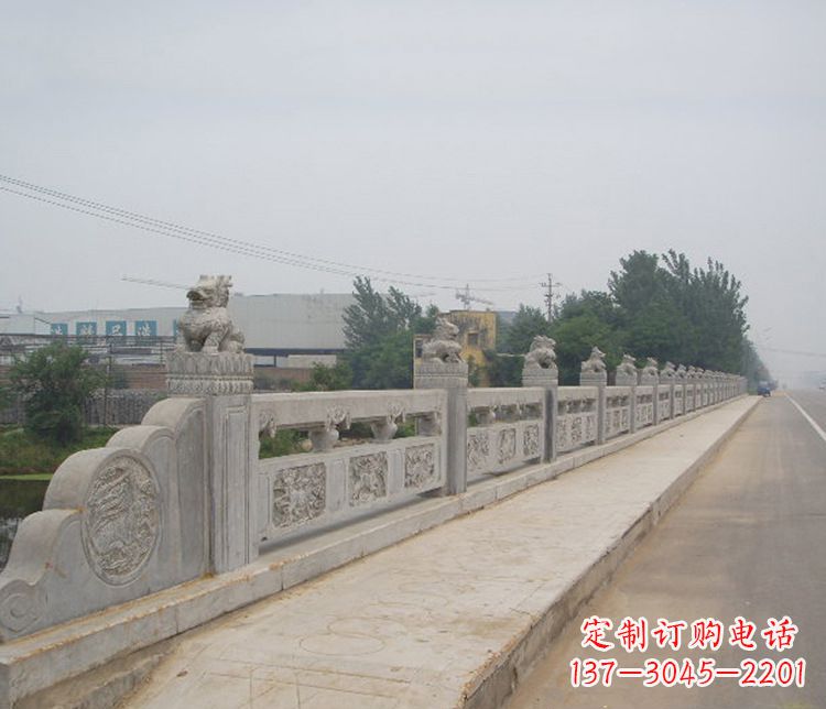 上海专业的护城河大理石栏板石雕