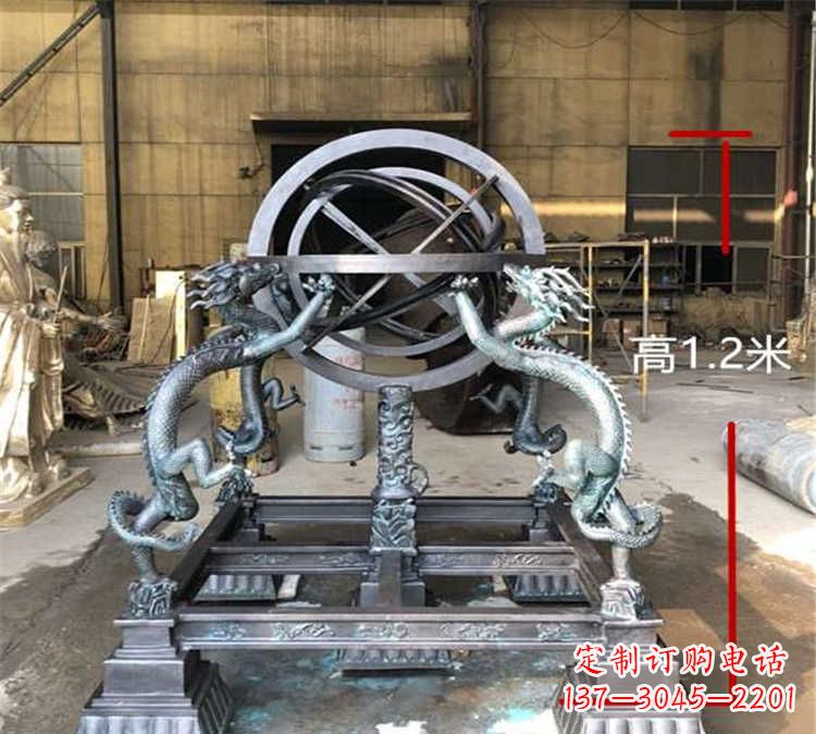 上海浑天仪古代仪器校园景观雕塑