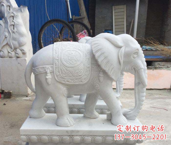 上海精美大象雕塑,门口装点新灵感