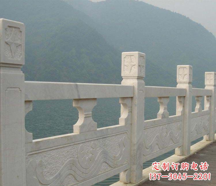 上海中领雕塑:景区大理石栏板石雕
