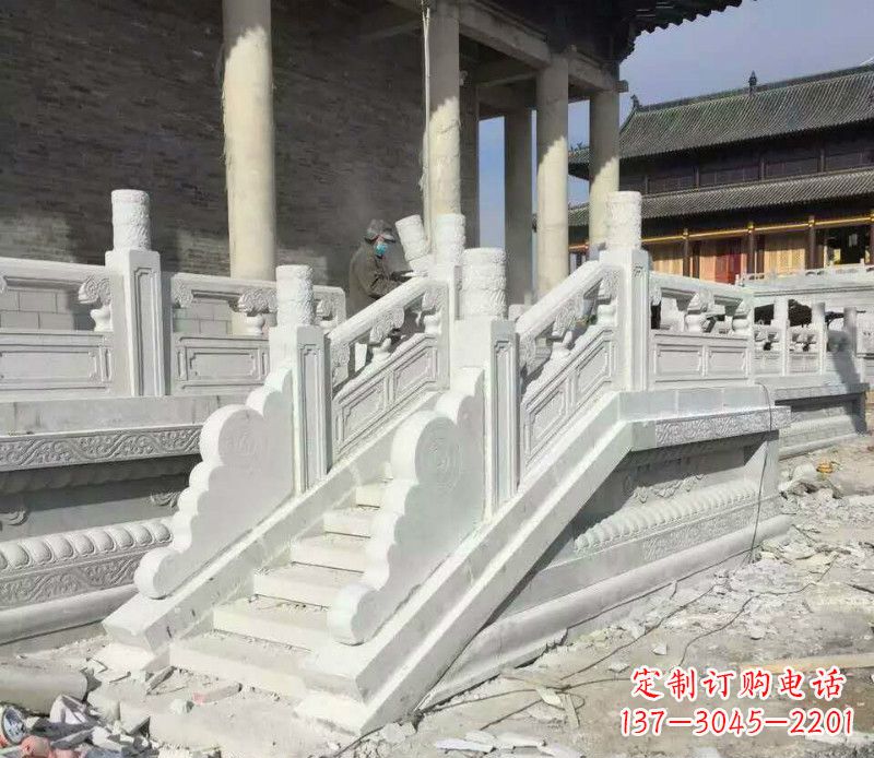 上海大理石栏板石雕,精美绝伦,让建筑锦上添花