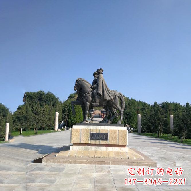 上海王昭君雕塑,象征传承君臣之义