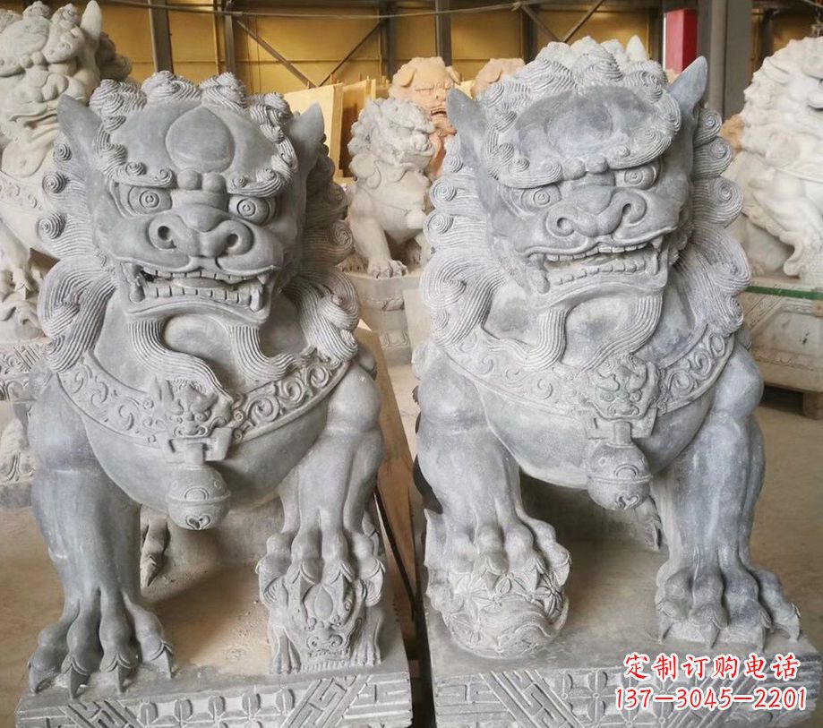 上海南方石狮子雕塑,传承古典工艺