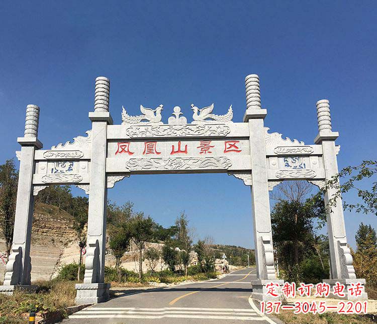 上海中领雕塑:高质量牌坊石雕