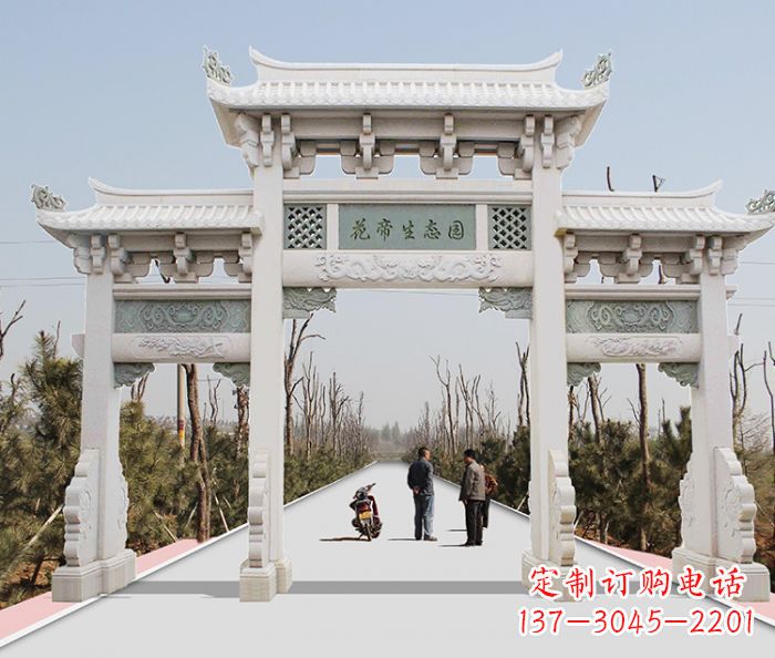 上海精美牌坊雕塑,定制你的独一无二