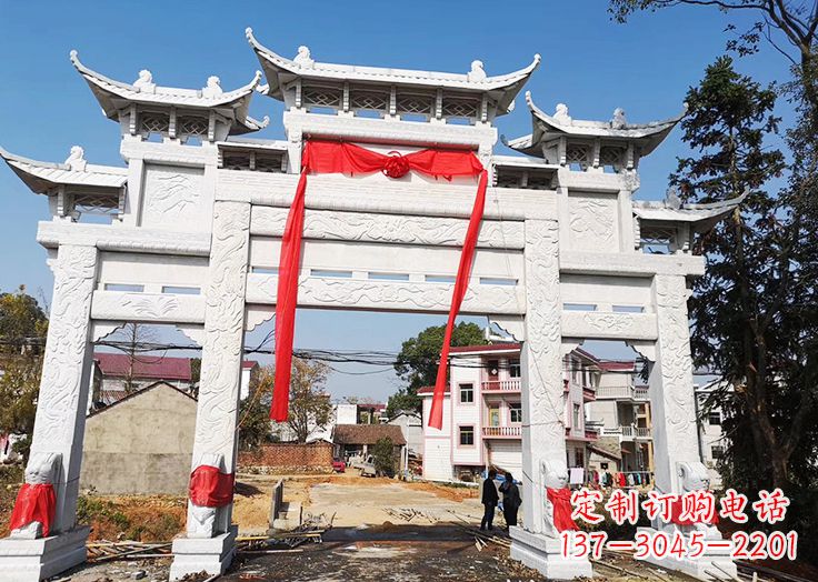 上海九襄石雕牌坊