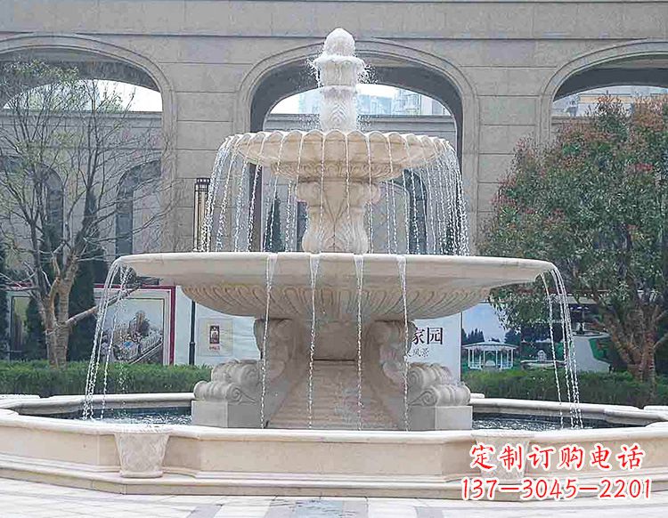 上海专业定制喷泉雕塑,融合唯美艺术气息