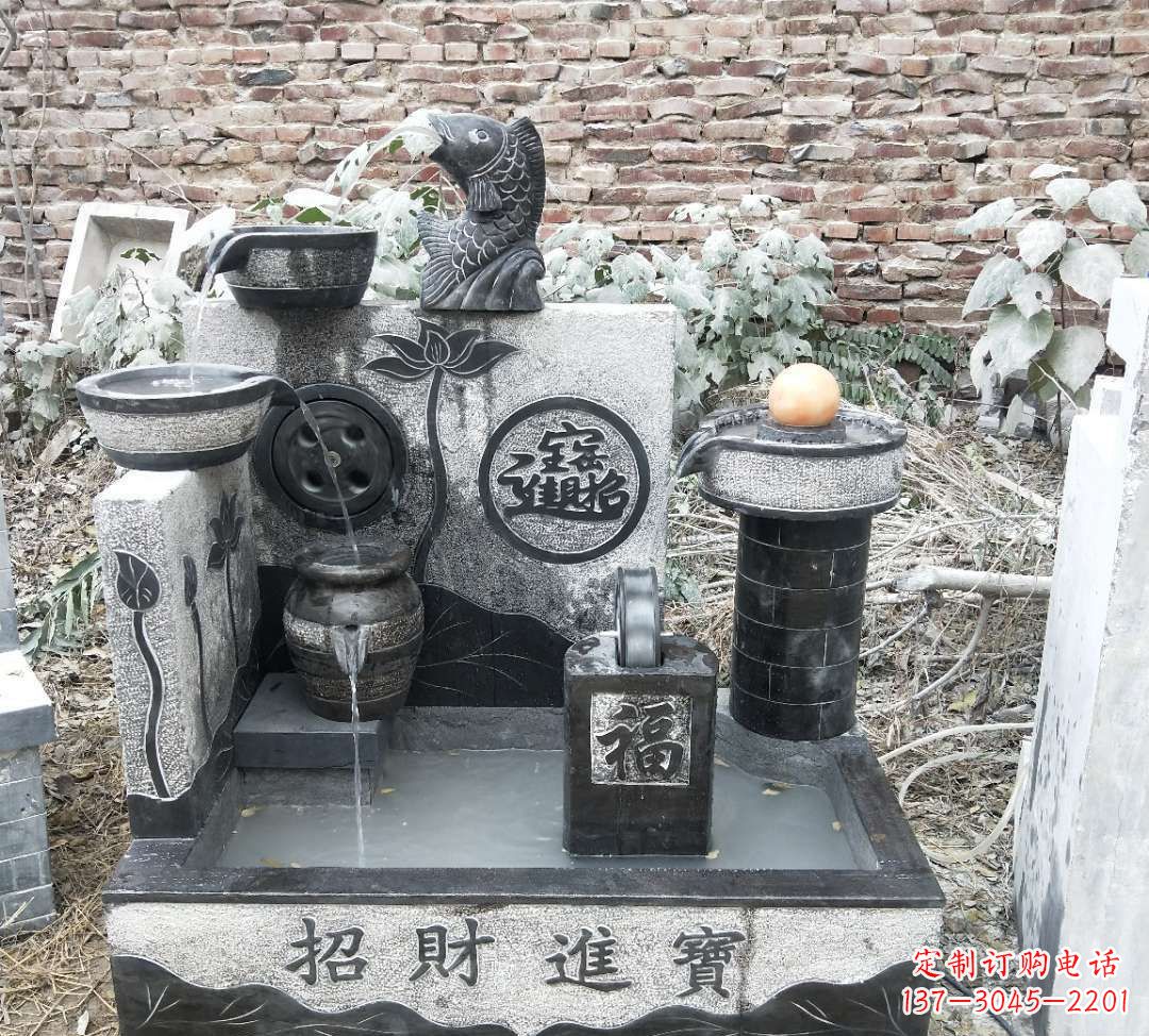 上海领雕水池雕塑:定制你的招财水池