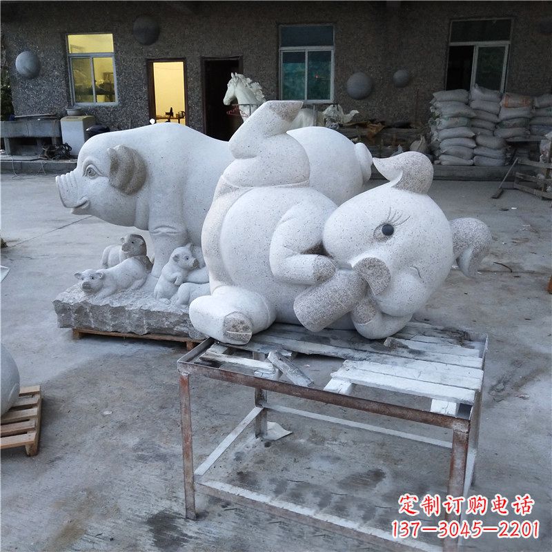 上海精致大理石动物雕塑