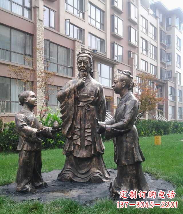 上海中领雕塑:让梨中古代人物雕塑定制服务