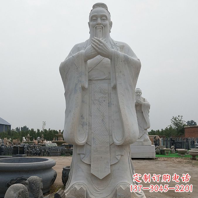 上海传承自然美学,济南中领雕塑青铜孔子雕塑