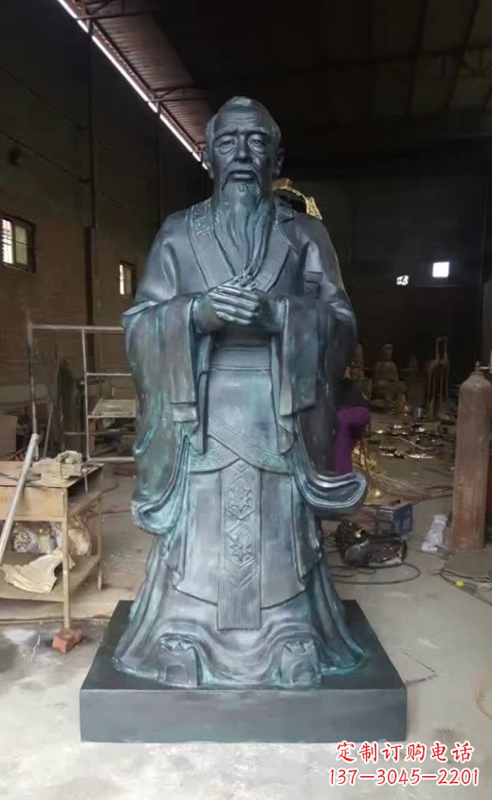 上海孔子青铜雕塑 (3)
