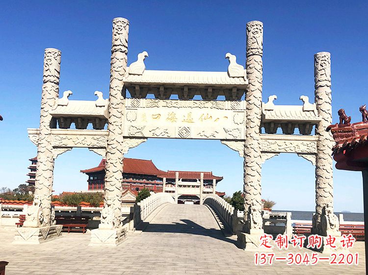 上海临夏石雕牌坊—打造国风精美雕塑