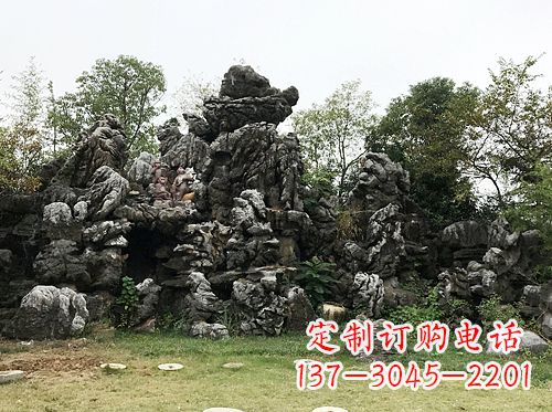 上海灵璧出品的山水雕塑