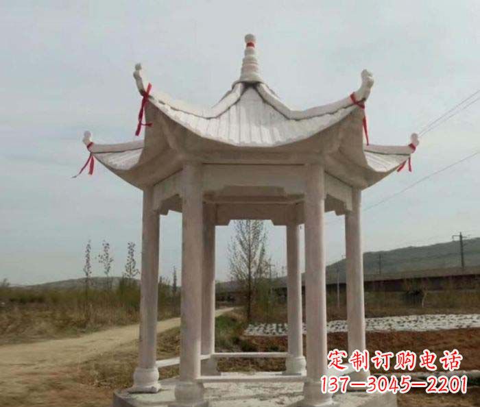上海凉亭雕塑定制--领雕塑
