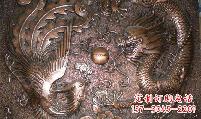 上海传统风情铜雕龙让灵魂升华