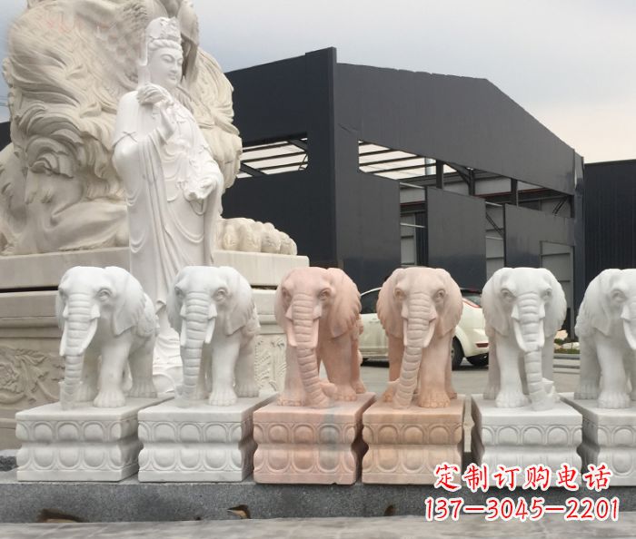 上海门口大象石雕 (2)