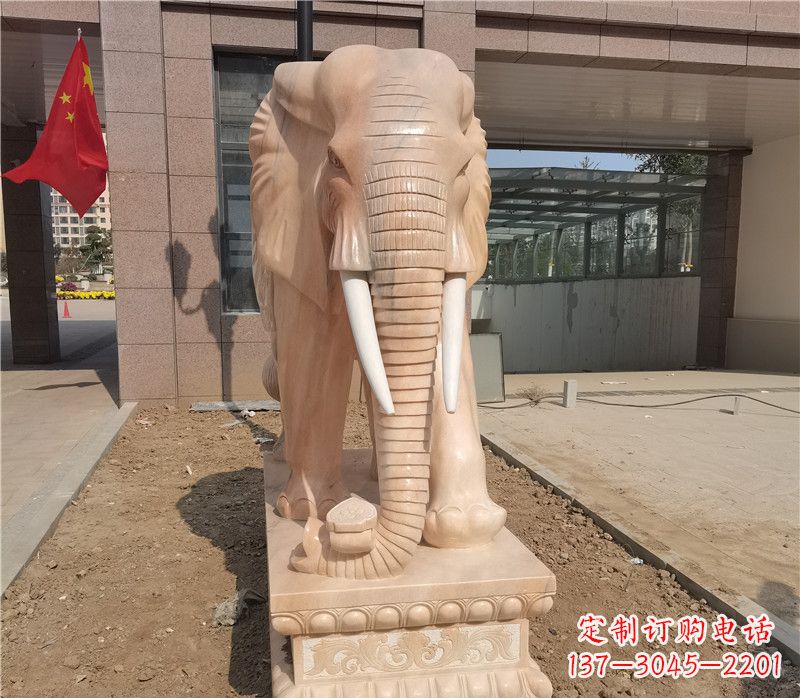 上海门口大象石雕