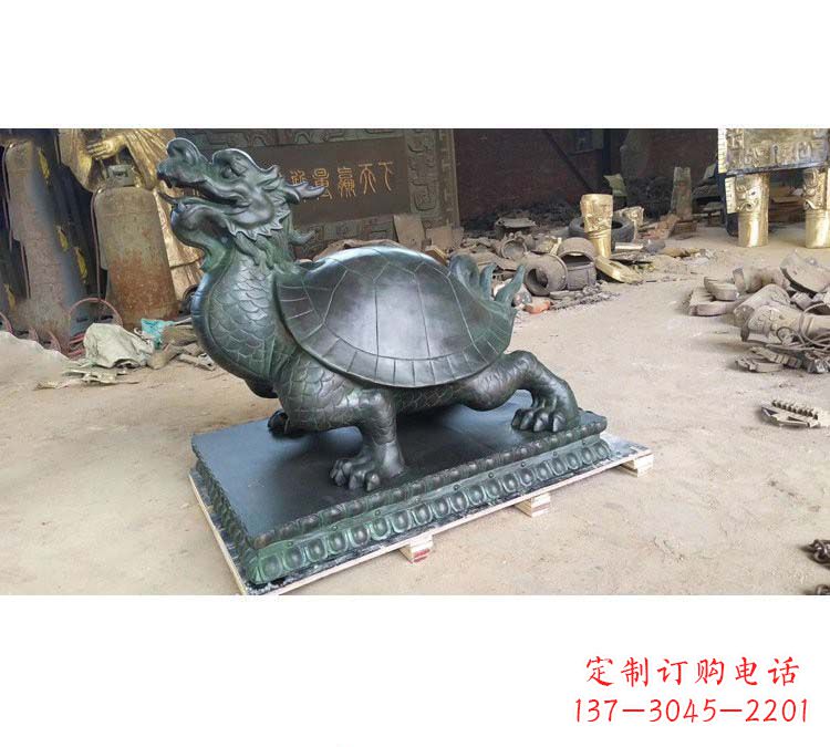 上海青铜古风龙雕塑,精致外形美轮美奂