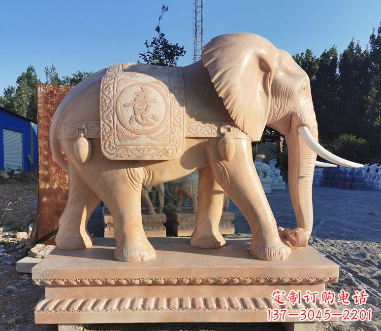 上海南中领雕塑的大象雕塑