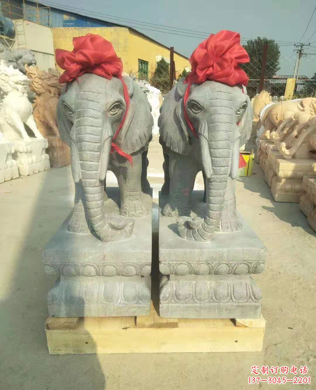 上海中国古典风格大象雕塑