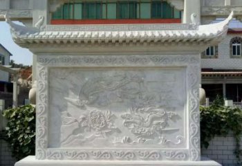 上海墙面影壁石雕，让龙凤陪您共度美好！