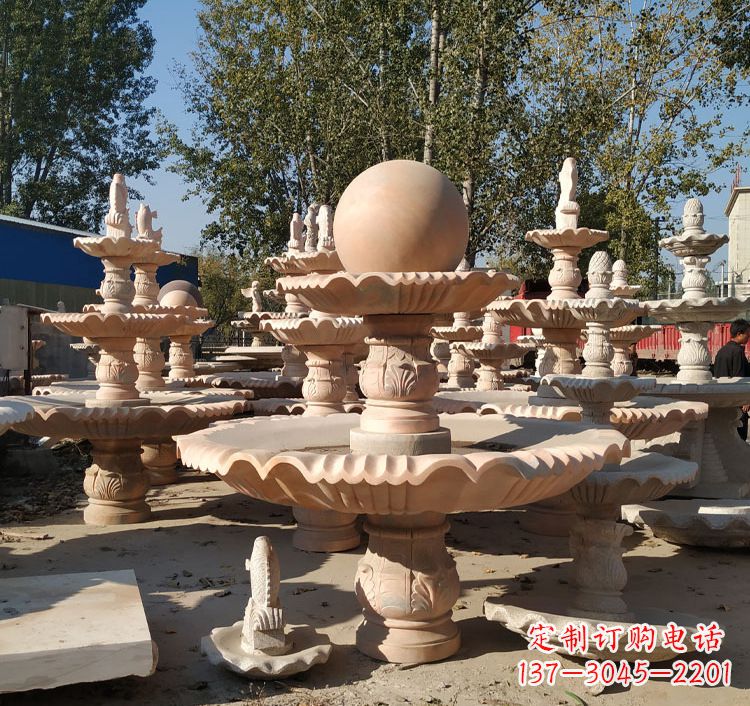 上海喷泉砂岩水景雕塑