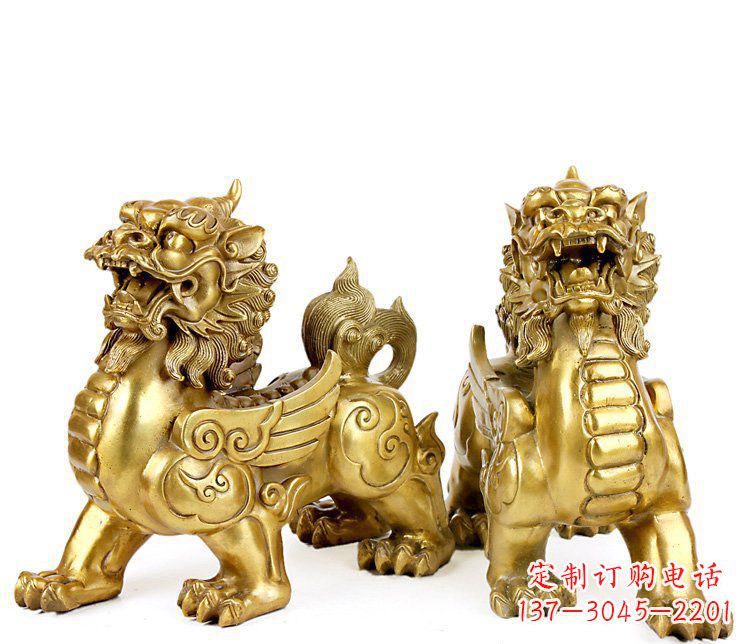 上海精美貔貅铜雕,精致雕塑,来自中领雕塑