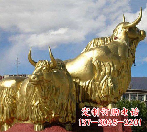 上海牦牛铜雕，传承西藏文化的质朴美感