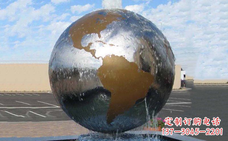 上海精细不锈钢地球雕塑，让您的家居更有文艺范