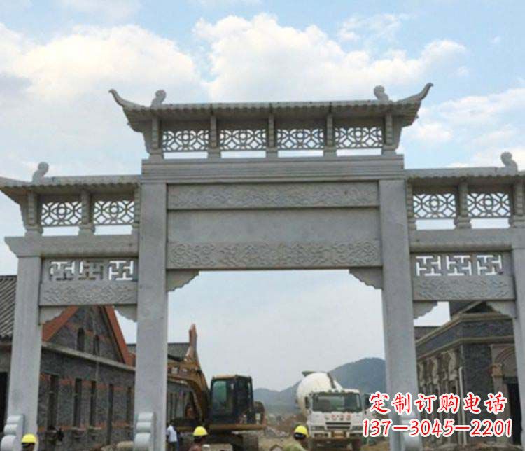 上海牌坊大理石石雕:显露美丽的古典风情