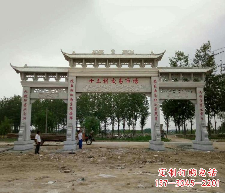 上海精美石牌坊雕塑,令你惊艳无比