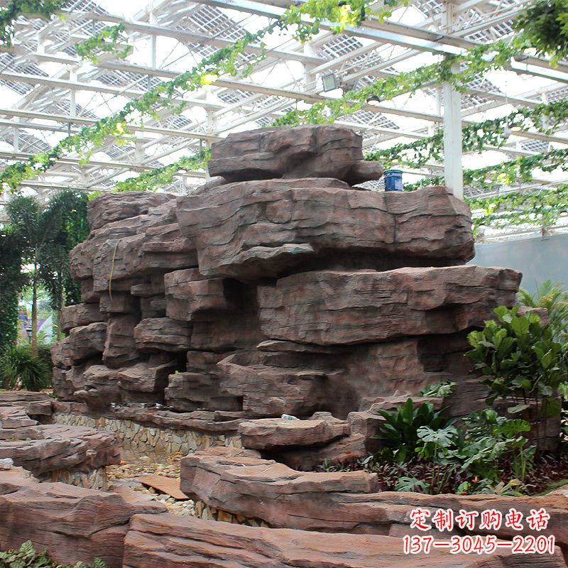 上海风格独特的假山雕塑,打造精美生态园庭院