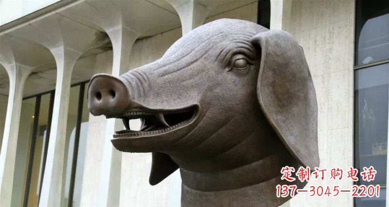 上海中领雕塑十二生肖铜雕,带来家庭的幸福祝福