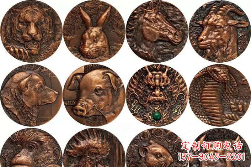 上海品质卓越的生肖铜浮雕