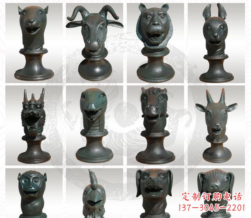 上海限量版十二生肖铜雕塑