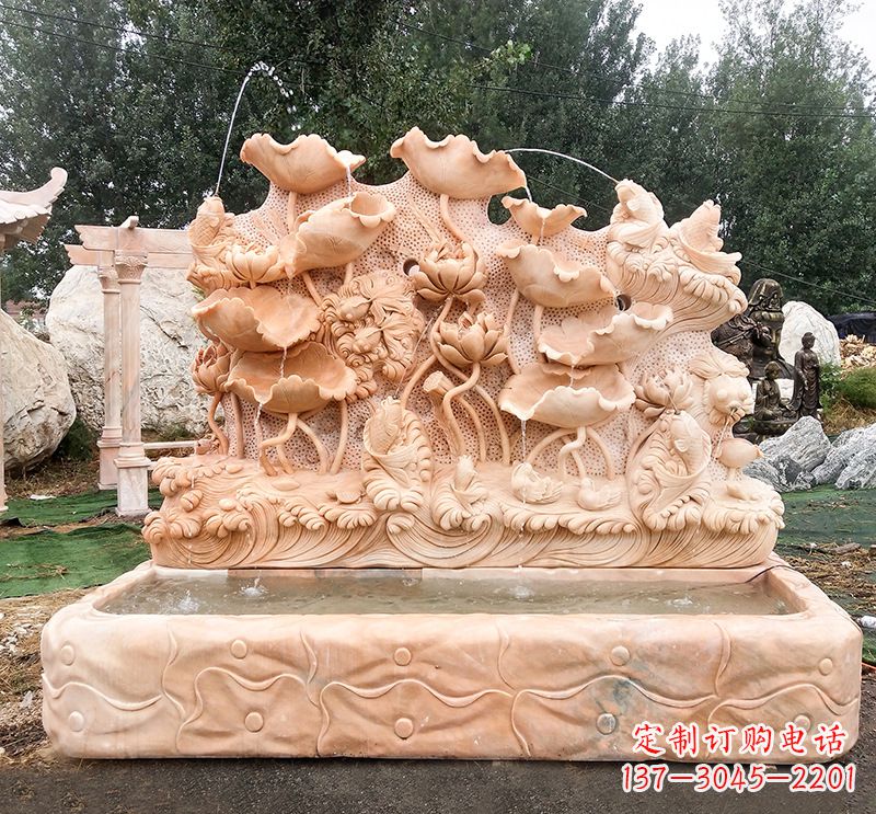 上海汇聚自然艺术的石材喷泉雕塑
