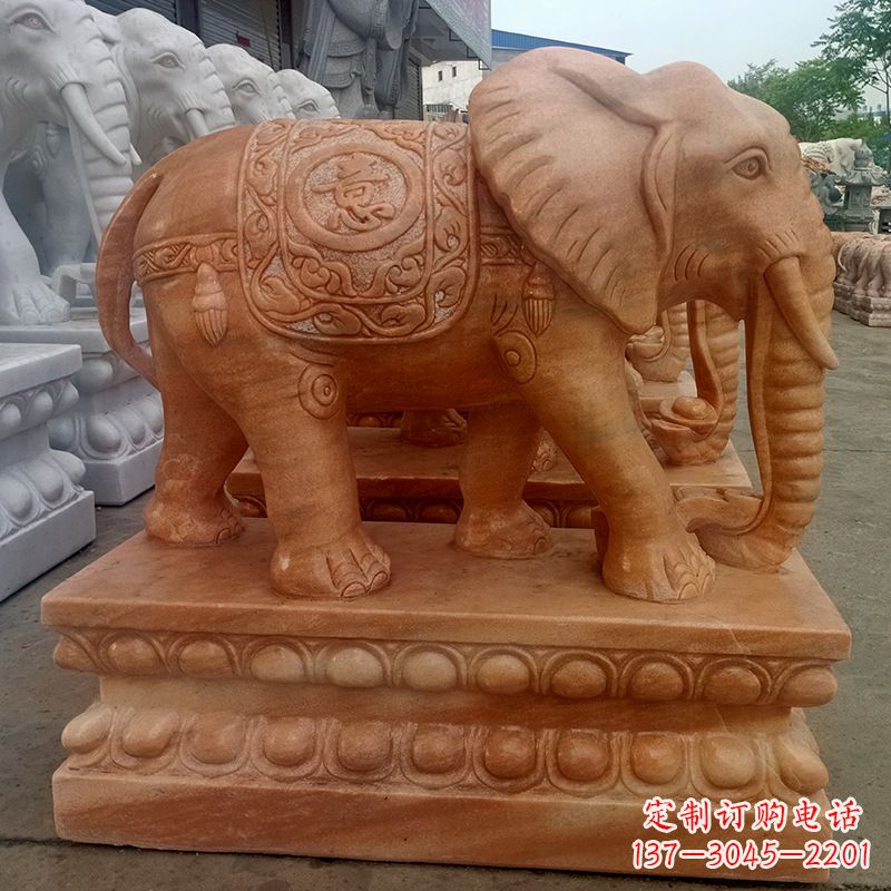 上海大象雕塑,深邃而神秘