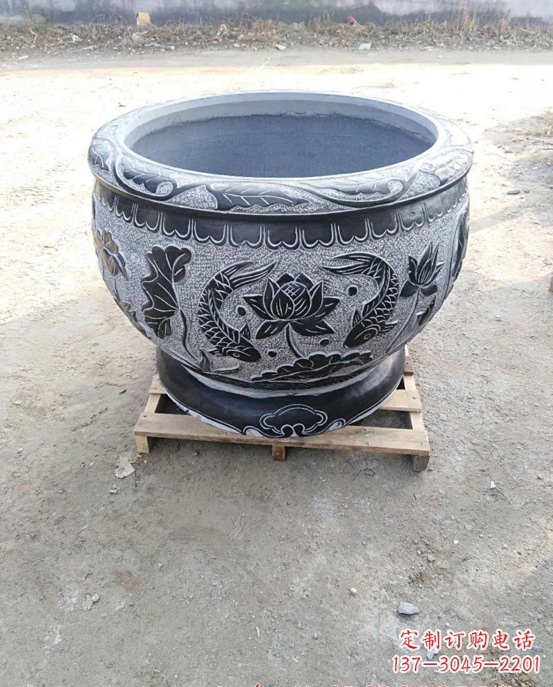 上海独特雕花盆，精美别致的家庭装饰