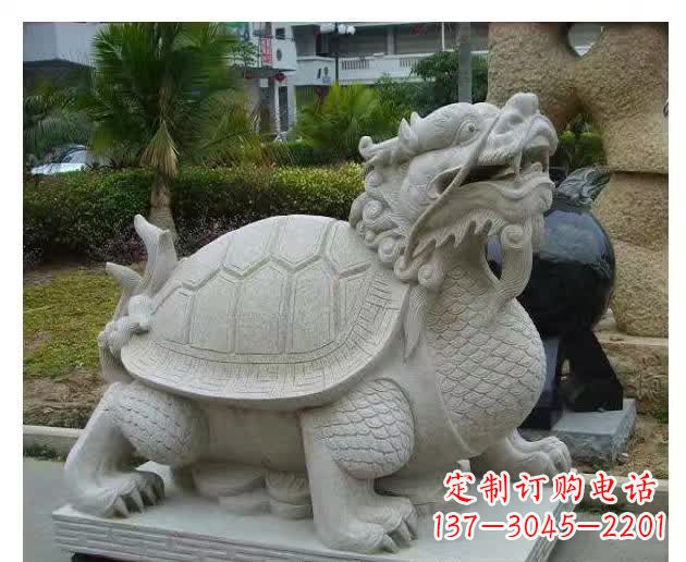 上海石雕龙龟动物雕塑