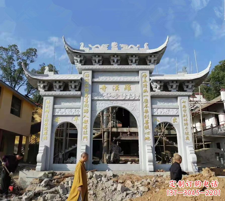 上海西安中领雕塑:高端定制牌坊雕塑