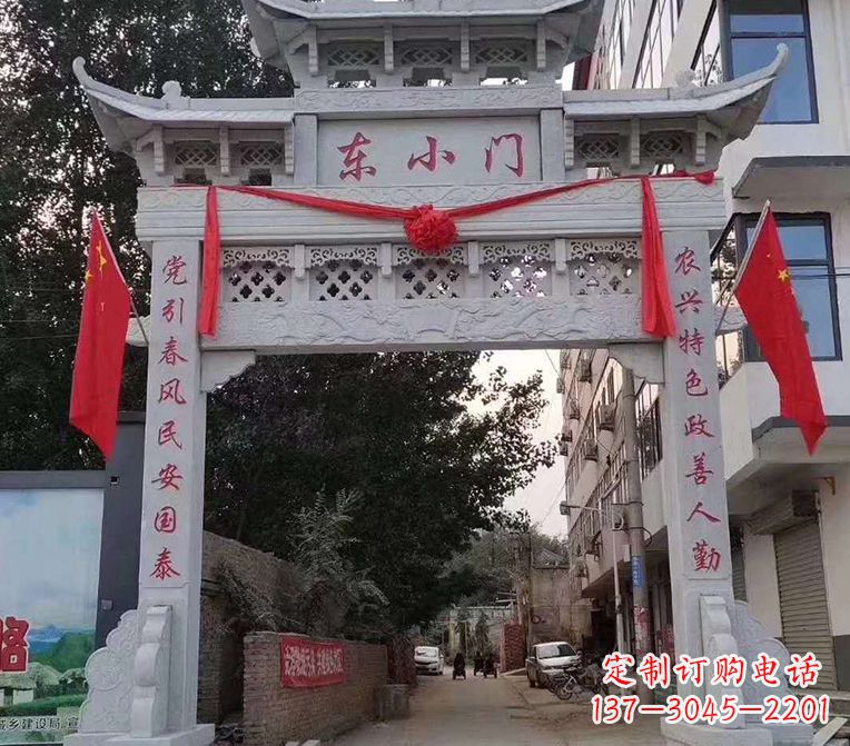 上海精美锻铸牌楼雕塑,展现独特艺术魅力
